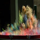 batteria colore slow motion