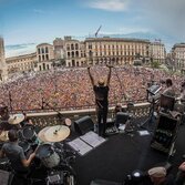 I Subsonica sul palco di TRL a Piazza Duomo, Milano