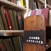 Alcuni vinili della Sound Archives Collection della Boston Public Library (foto via Internet Archive)