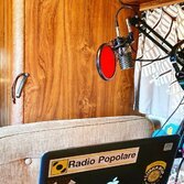 Lo "studio" montato da Jam Kesten sul suo camper