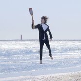 Francesco Sacco al Lido di Venezia, foto di Jacopo Brunello