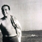 Un frame di Vittorio Gassman in "Il sorpasso"