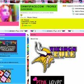 Un vecchio layout di MySpace