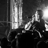 Gli Psicologi giù (di botto) dal palco del MI AMI 2019 - foto Enrico Rassu