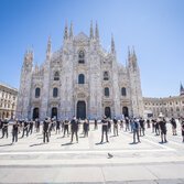 La manifestazione de La musica che gira il 21 giugno 2020 a Milano - foto di Francesco Prandoni