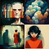 Alcune illustrazioni create da Midjourney