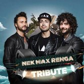 Una bellissima foto promozionale dei tre sosia di Nek, Pezzali e Renga