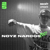 Noyz Narcos live nel 2007 - grafica di Beatrice Arrate, foto per concessione di Noyz Narcos
