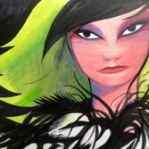 Phyllis Gabor detta Pizza delle Misfits nella versione cartone animato di Jem e le Holograms, disegnata da Alessandro Baronciani