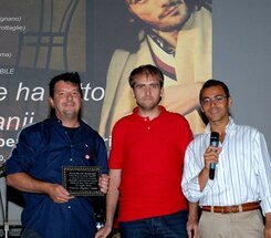 Premiazione al Festival in ricordo di Fanigliulo