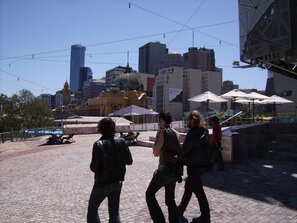 Ufo, Karim e Toffler a spasso per Melbourne