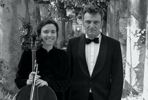 Con Ellie Young, sul set del videoclip "Come" di Luca Dal Canto