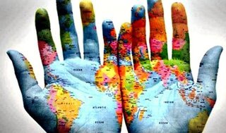il mondo in mano