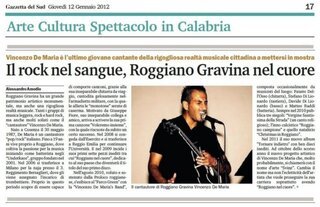 IL ROCK NEL SANGUE, ROGGIANO GRAVINA NEL CUORE