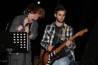 Rosk &amp; George on stage.jpg