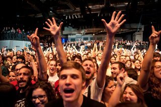Il pubblico al concerto dei Marta Sui Tubi all'Alcatraz