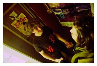 Backstage, pochi minuti prima di salire sul palco