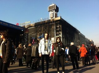 4.Kiev (Ucraina) - Maidan The palaces are still burning