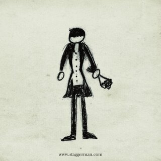 Staggerman - Don't Be  Afraid and Trust Me - cover retro.jpg