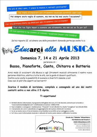Corsi di musica di base
