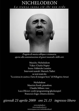 Locandina "La stanza suona ciò che non vedo" 2009