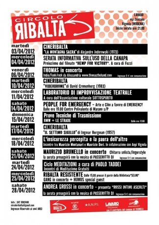 Programma di aprile 2012