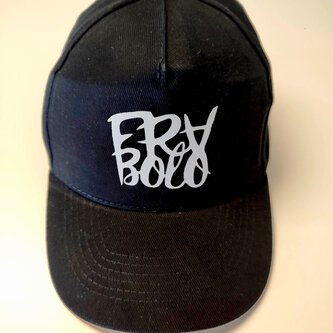 Cappellino nero logo Frabolo bianco