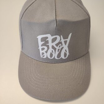 Cappellino grigio logo Frabolo bianco