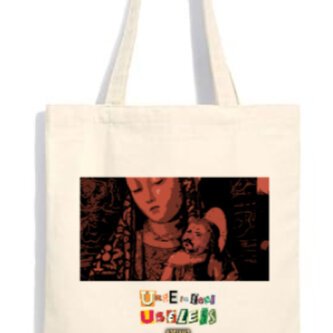 Shopper cotone | Kids with adult faces