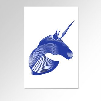 Serigrafia Unicorno