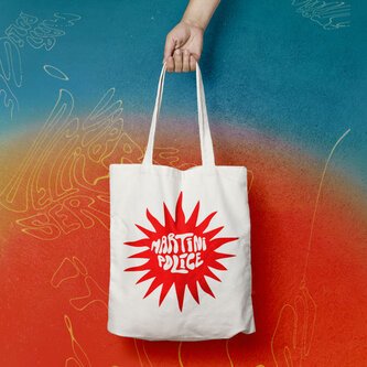 Martini Police Tote Bag