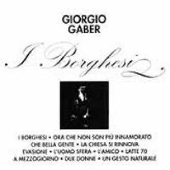 Copertina dell'album I borghesi, di Giorgio Gaber