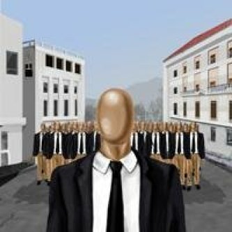 Copertina dell'album Strani Pupazzi Umanoidi Senza Faccia, di La Muga Lena