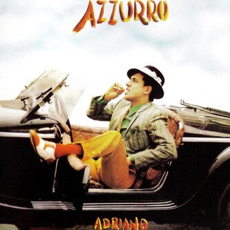 Copertina dell'album Azzurro/Una carezza in un pugno, di Adriano Celentano