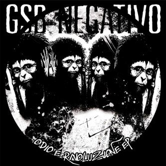 Copertina dell'album Odio e Rivoluzione EP, di GSB negativo