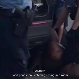 ...and people are watching sitting in a room