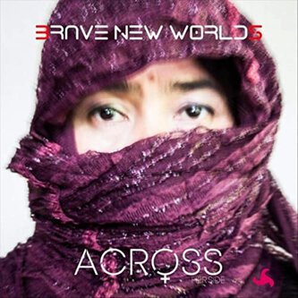 Across her.side