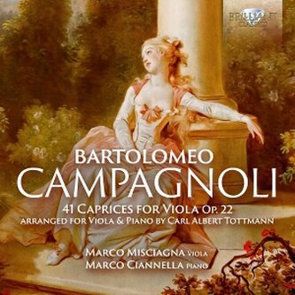 Bartolomeo Campagnoli: 41 Caprices for Viola Op.22, arranged for Viola & Piano by C. A. Tottmann