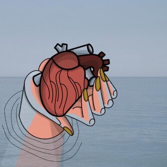 Copertina dell'album Cuore in mare, di Megattera