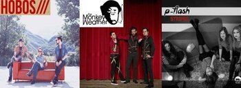 The Monkey Weather + Hobos/// + P-flash @ Giugno Domese