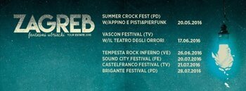 ZAGREB IL TUO TEMPO TOUR ESTATE 2016
