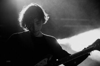 Nicola dei Be Forest sul palco