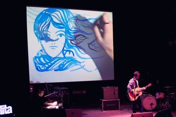 La versione illustrata di "Le foglie appese"