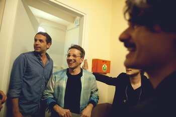 Jolly Mare e Nicola Cani di Foolica Rec. nel backstage