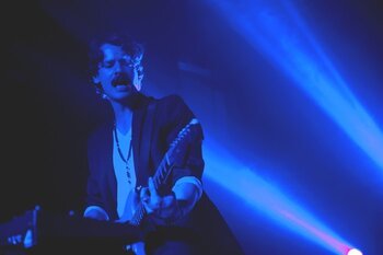 Marco Antonio Musella durante il concerto
