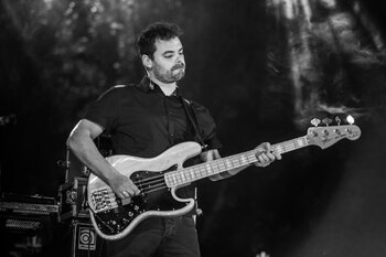 La band di Colapesce sul palco della Festa della Musica di Parma