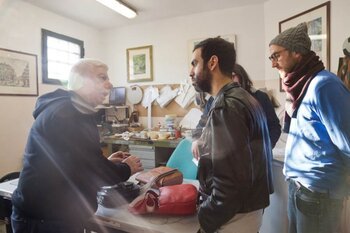 Colapesce in visita al carcere di Bollate