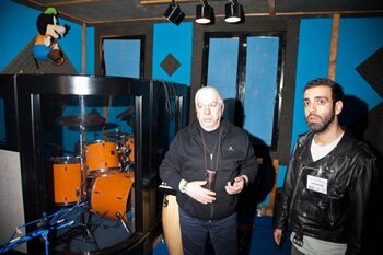 Colapesce nella sala prove del carcere