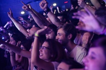 Il pubblico dell'Alcatraz