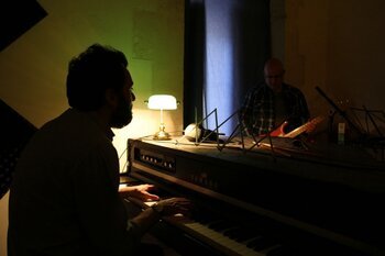 In the studio